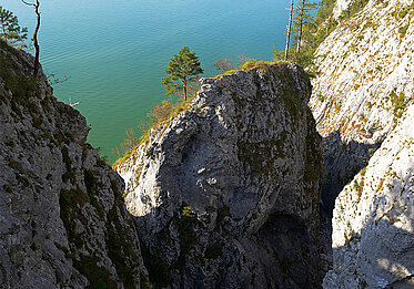 Aussicht beim Bergsteigen am Traunstein, (c) Karl Heiz Ruber