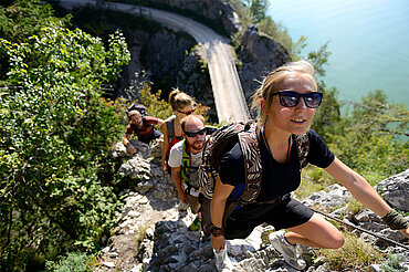 Bergsteigen am Traunstein, (c) Karl Heiz Ruber